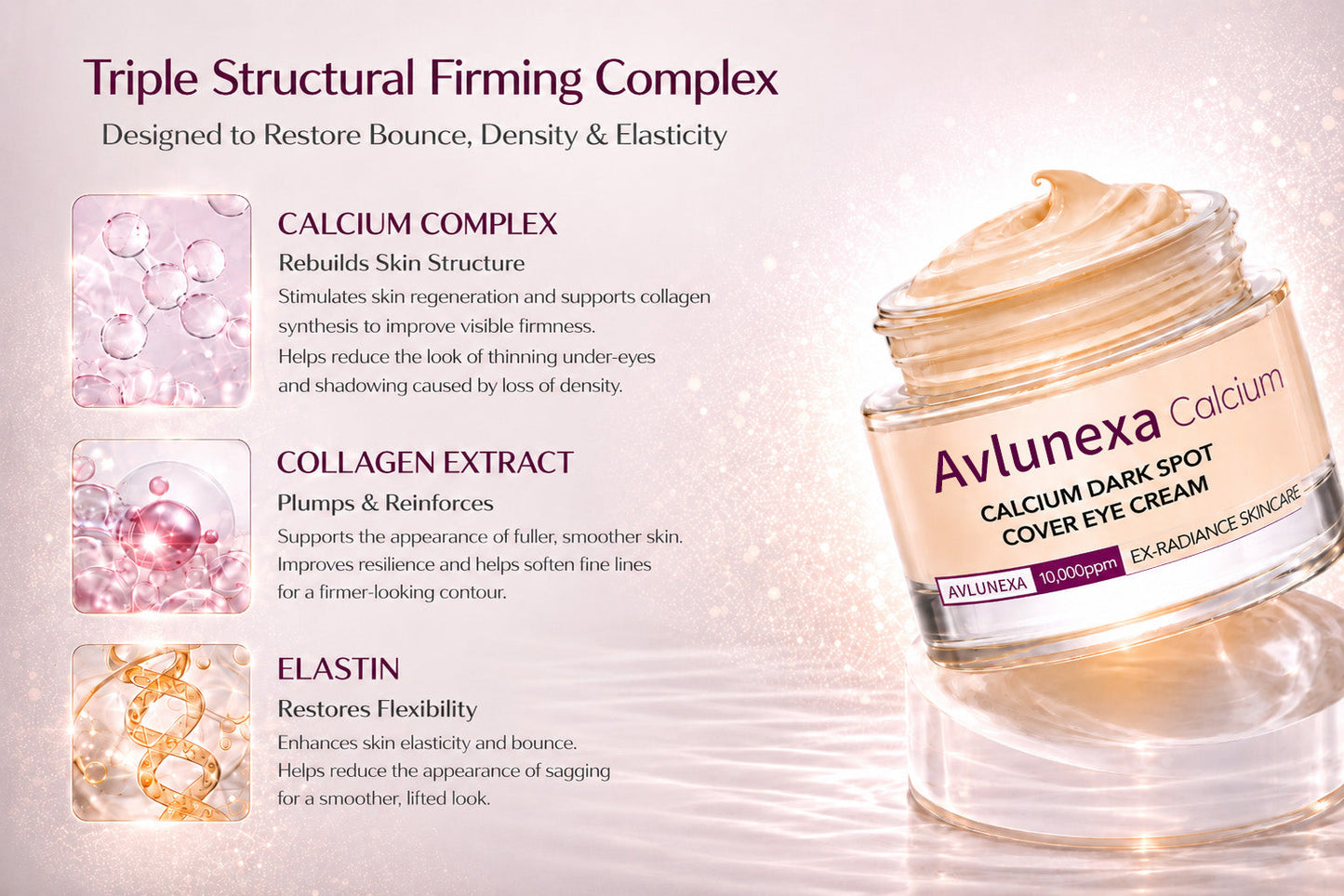 🔥LAST DAY 50% OFF!!Avlunexa Korean Calcium Dark Spot Eye Cream